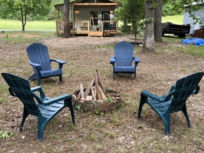 Property grounds - Grain Bin tiny home!  (Colcord)