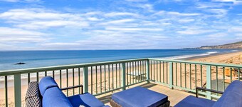 Stunning oceanfront view in every room, steps to beach, 15 mins to Santa Barbara