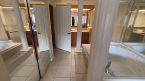 Combined shower/tub, bidet