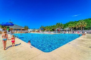 Indoor pool, outdoor pool