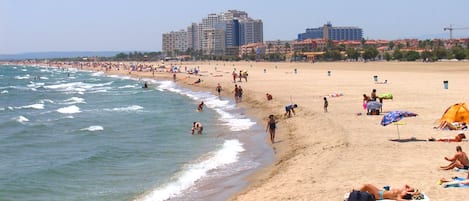 Accommodatie ligt op het strand