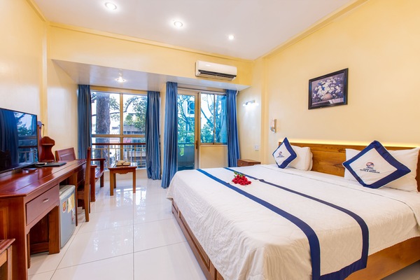 Deluxe Double Room, 1 King Bed, Balcony | View from room