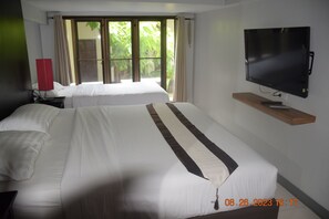 2 sovrum, värdeförvaringsskåp på rummet, resesäng och gratis wi-fi