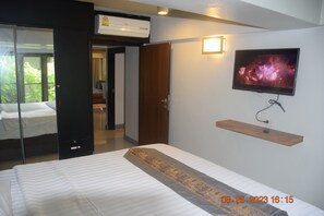 2 Schlafzimmer, Zimmersafe, Reisekinderbett, kostenloses WLAN