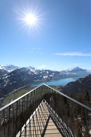 Blick von der Unterkunft