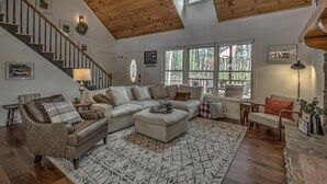 House, 3 Bedrooms | Living room - Sittin Pretty by Escape to Blue Ridge (Blue Ridge)