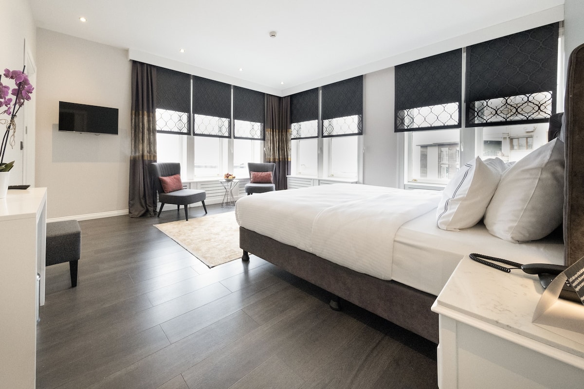 1 habitación, sábanas de algodón egipcio y ropa de cama de alta calidad