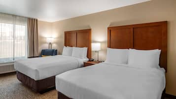 Desk, blackout drapes, iron/ironing board, free WiFi