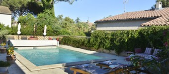 Air-conditioned house with private heated pool - 6 pers - 4 km from Avignon