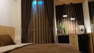 1 soveværelse, skrivebord, strygejern/strygebræt, gratis Wi-Fi