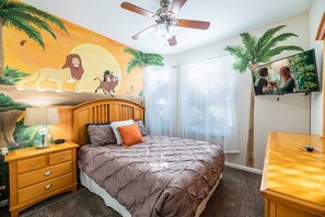 3 bedrooms, iron/ironing board, WiFi, bed sheets