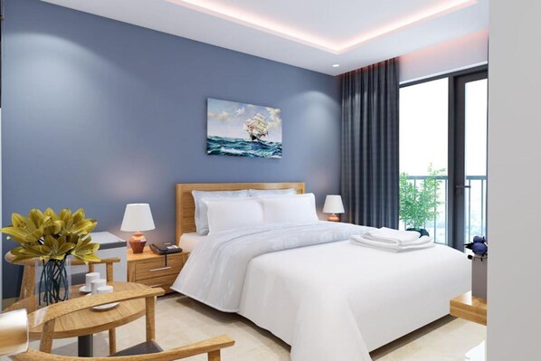 Minibar, desk, free WiFi, bed sheets - Marigold Hotel & Apartment (Da Nang)