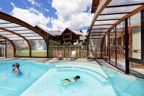 Indoor pool, a heated pool