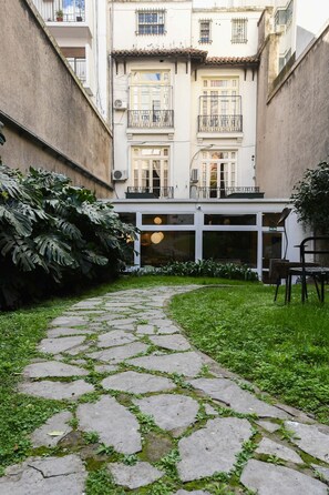 Standard Shared Dormitory | Courtyard view
