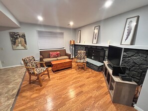 TV, table football, books - A Townhouse with a Cabin feel in the City (Minneapolis)