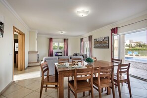 Dining - Villa Das Oliveiras, Large grounds, walk to Marina (Albufeira)