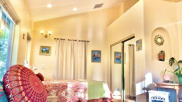 1 slaapkamer, een bureau, een strijkplank/strijkijzer, gratis wifi