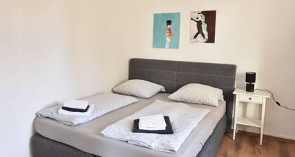Luxuriöse großzügige Wohnung mit zwei Schlafzimmer