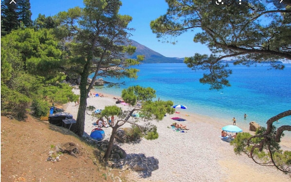 Sun loungers, beach towels