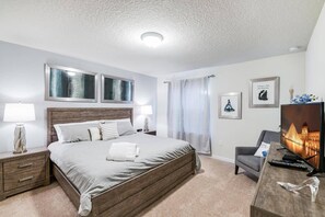 5 bedrooms, travel cot, WiFi, bed sheets