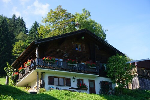 In the middle of the Bödele skiing and hiking area
