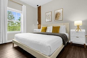 4 bedrooms, travel cot, WiFi, bed sheets