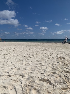Tæt på stranden, badehåndklæder