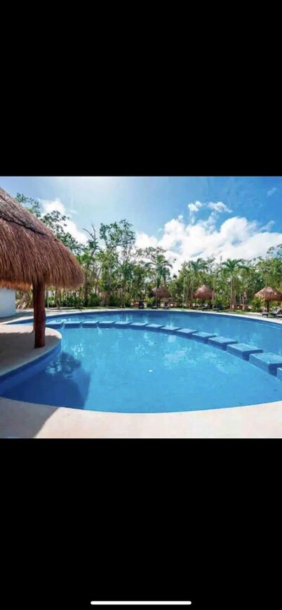 Beautiful house situated between the jungle and the sea- Pool/Bikes

