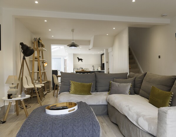 TV connectée, cheminée