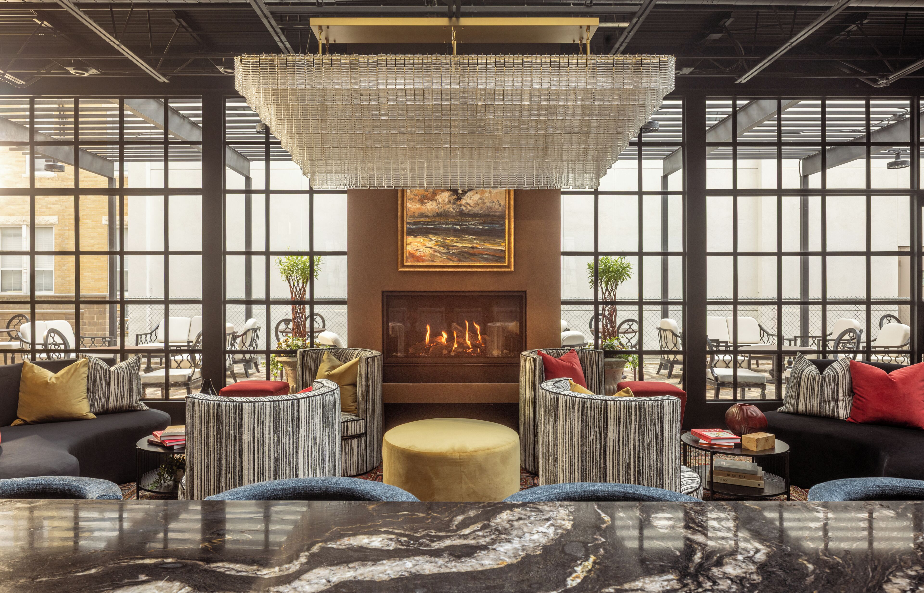 Lobby sitting area