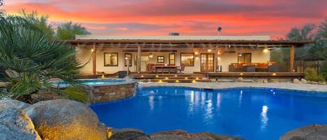 Indoor pool, a heated pool