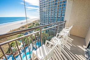 Property grounds - New Direct Oceanfront, Amazing Views at Beach Cove (North Myrtle Beach)