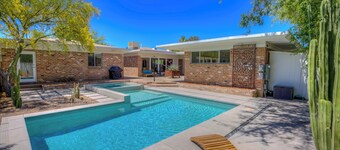 Peaceful Mid-Century Retreat with Pool and Hot Tub