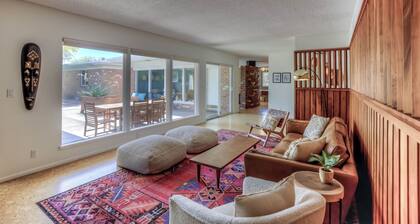 Peaceful Mid-Century Retreat with Pool and Hot Tub