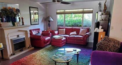 Colorful Warm Weather Jewel House 10,000 sq ft lot.