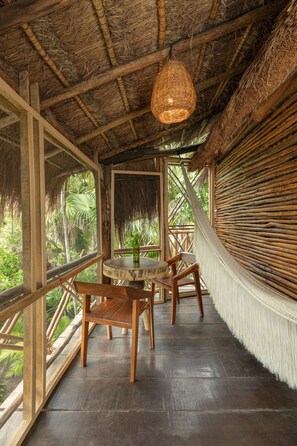 Terrace/patio - Yaxchen Tulum Cabañas & Cenote (Tulum)