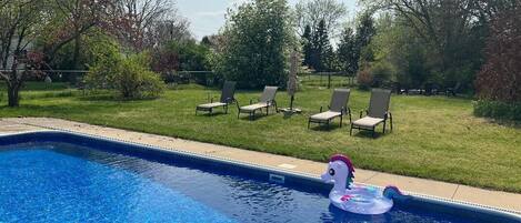 Una piscina climatizada