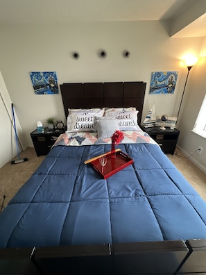 2 bedrooms, desk, iron/ironing board, free WiFi