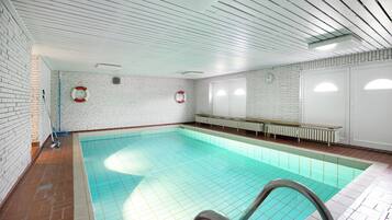 Indoor pool, a heated pool