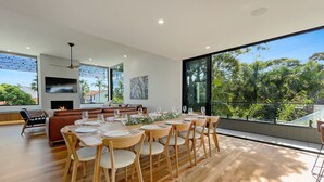 Luxury House | Living area | TV - Beachfront Escape (Merimbula)