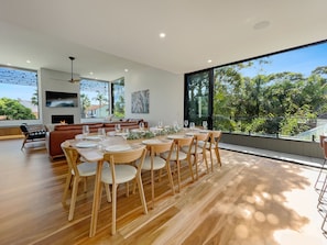 Luxury House | Living area | TV - Beachfront Escape (Merimbula)