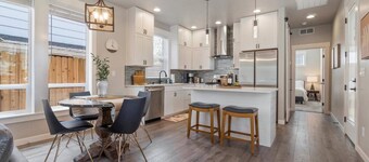 5 min to BSU + 8 min to Downtown | Brand New Build! Happy Decor! Quiet Patio w/ Seating & BBQ