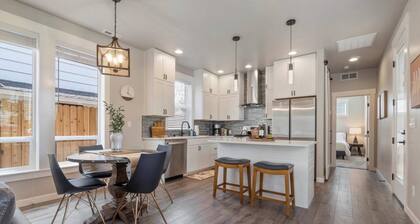 5 min to BSU + 8 min to Downtown | Brand New Build! Happy Decor! Quiet Patio w/ Seating & BBQ