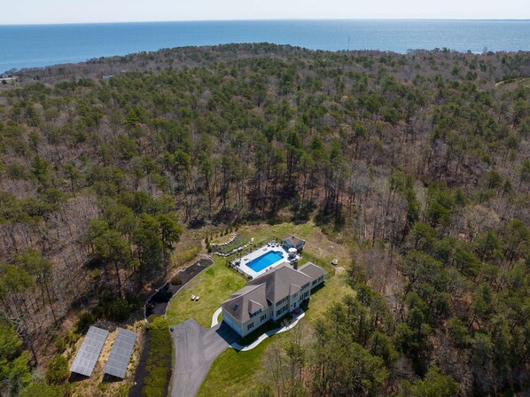 Exterior - Mansion with Heated Pool Near Ocean (Plymouth)