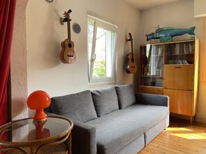 TV, DVD player, table tennis