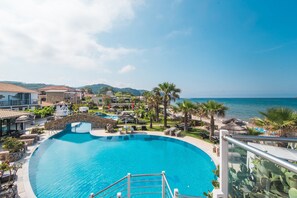 Pool - Pet-Friendly Apartment 'Mirage Arillas Maisonette B' with Sea View, Shared Pool & Wi-Fi (corfu)