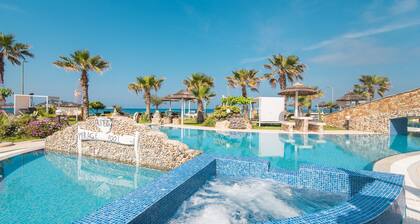 Pet-Friendly Apartment 'Mirage Arillas Maisonette B' with Sea View, Shared Pool & Wi-Fi