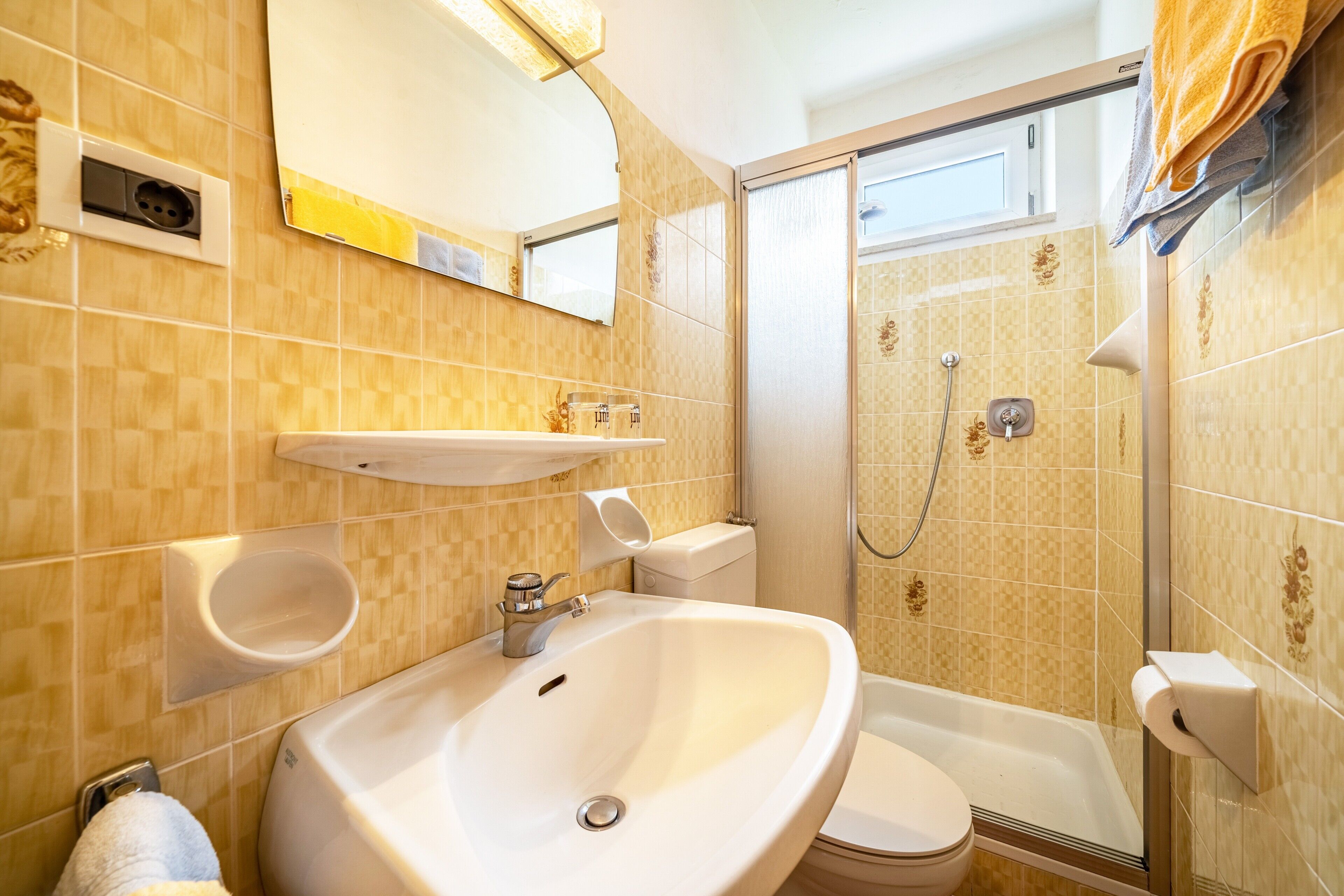 Dusche, Handtücher