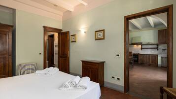 1 chambre, fer et planche Ă repasser, Wi-Fi gratuit, draps fournis