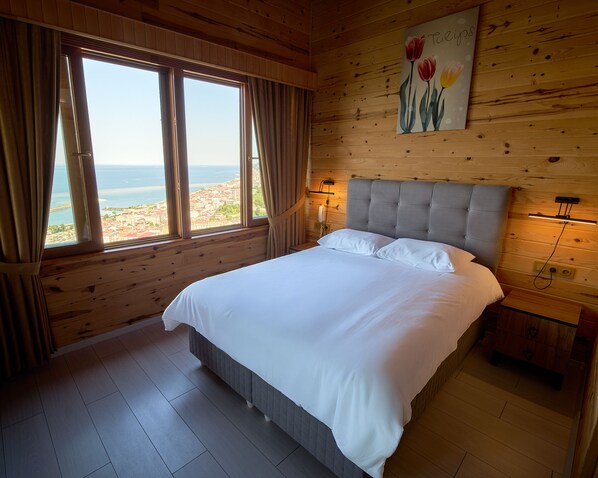 Deluxe Room - Unique Sea View | Premium bedding, minibar, soundproofing, free WiFi - Sari Kosk Hotel (Çayeli)